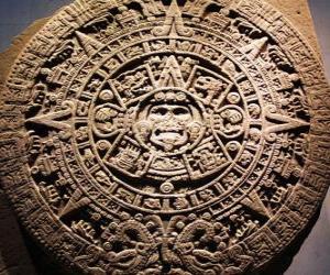 yapboz Mistik Aztek takvimi